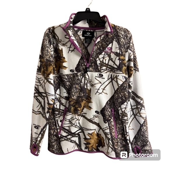 MOSSY OAK 1/4 zip fleece - Picture 1 of 9
